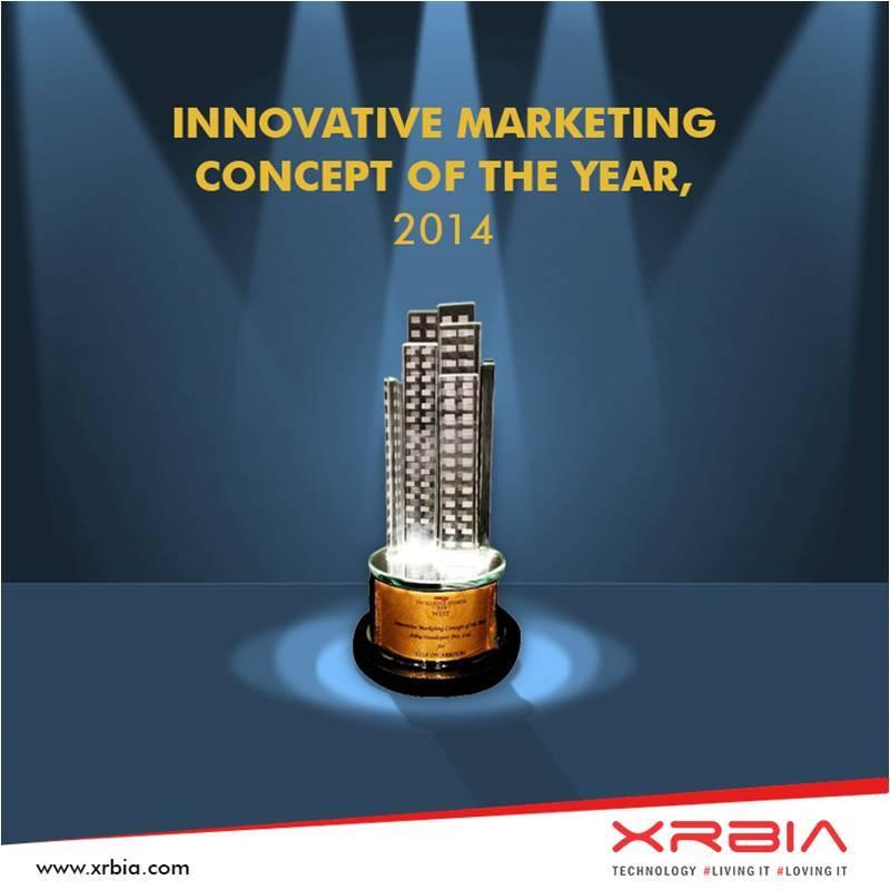 XRBIA Developers won Innovative Marketing Concept of the year